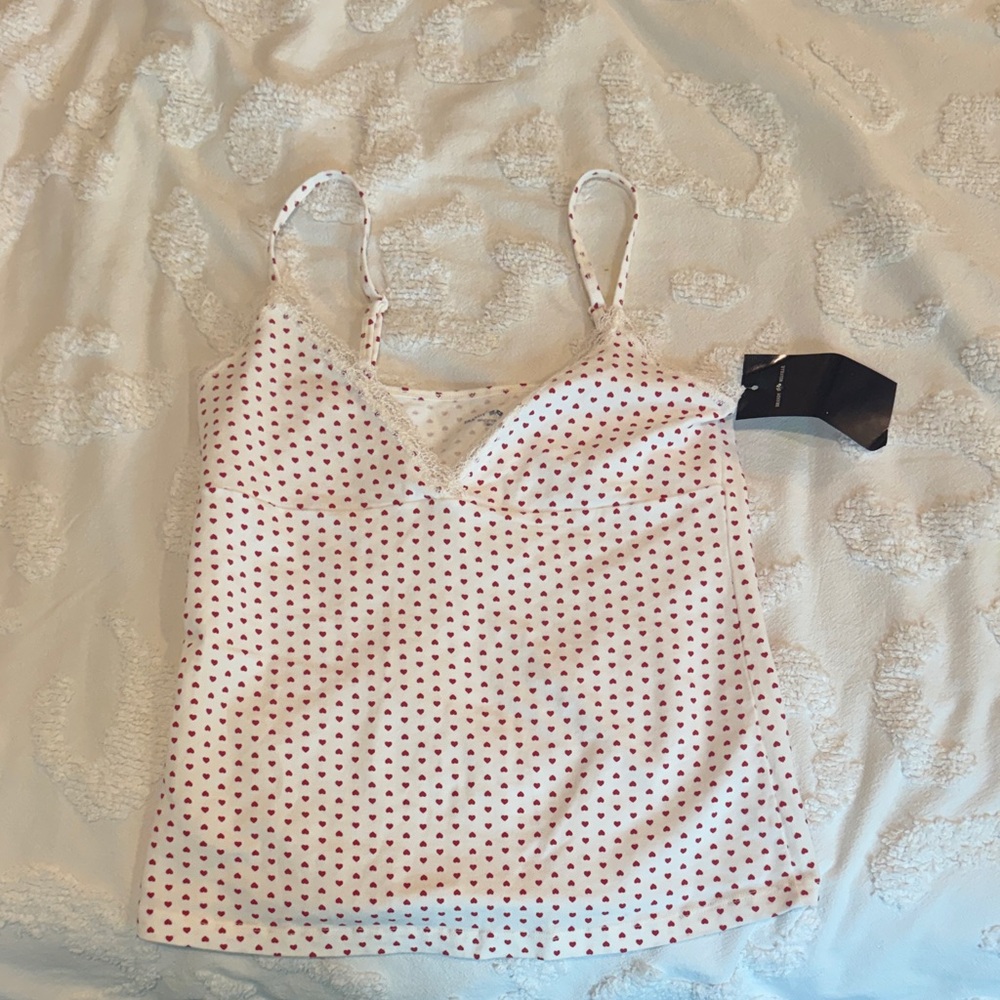 Brandy Melville Polka Dot Spaghetti Strap Top